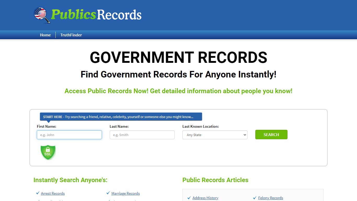 Find Government Records For Anyone - Public Records Reviews